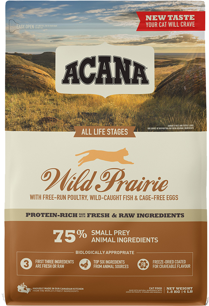 Acana Cat Wild Prairie Front Label- Your PetPA NZ