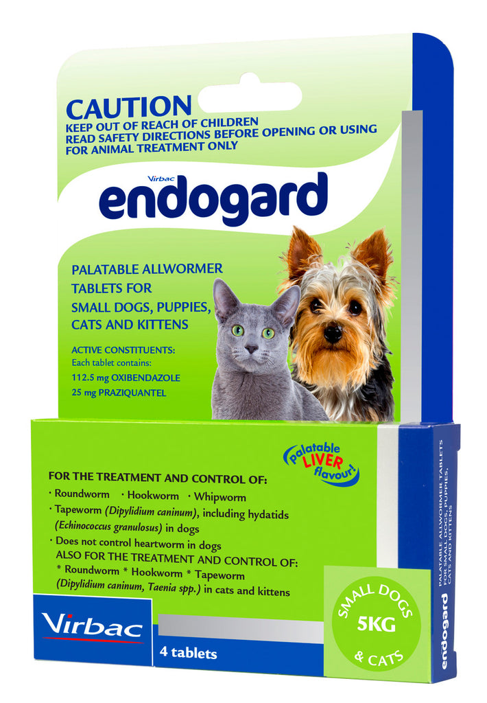 Endogard Cat & Small Dog cards 4 pack - Front - Your Pet PA NZ