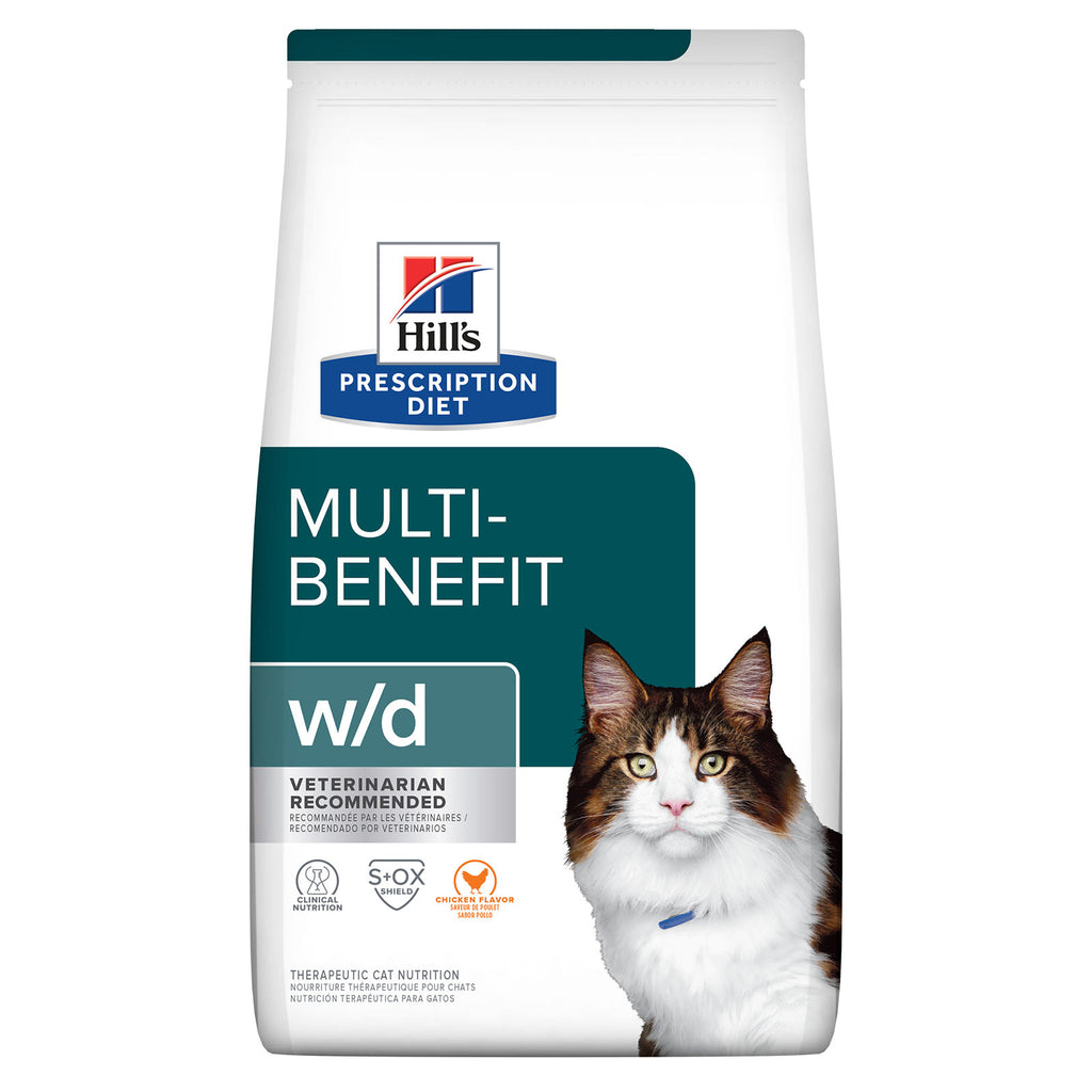 Hill's Prescription Diet W/D Multi-Benefit Cat Dry Food 1.5kg New Look