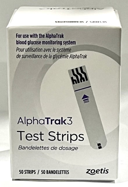 AlphaTrak3 Test Strips 50's - Front - Your Pet PA NZ