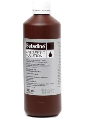 Betadine Antiseptic Solution 500ml Bottle YourPETPA NZ