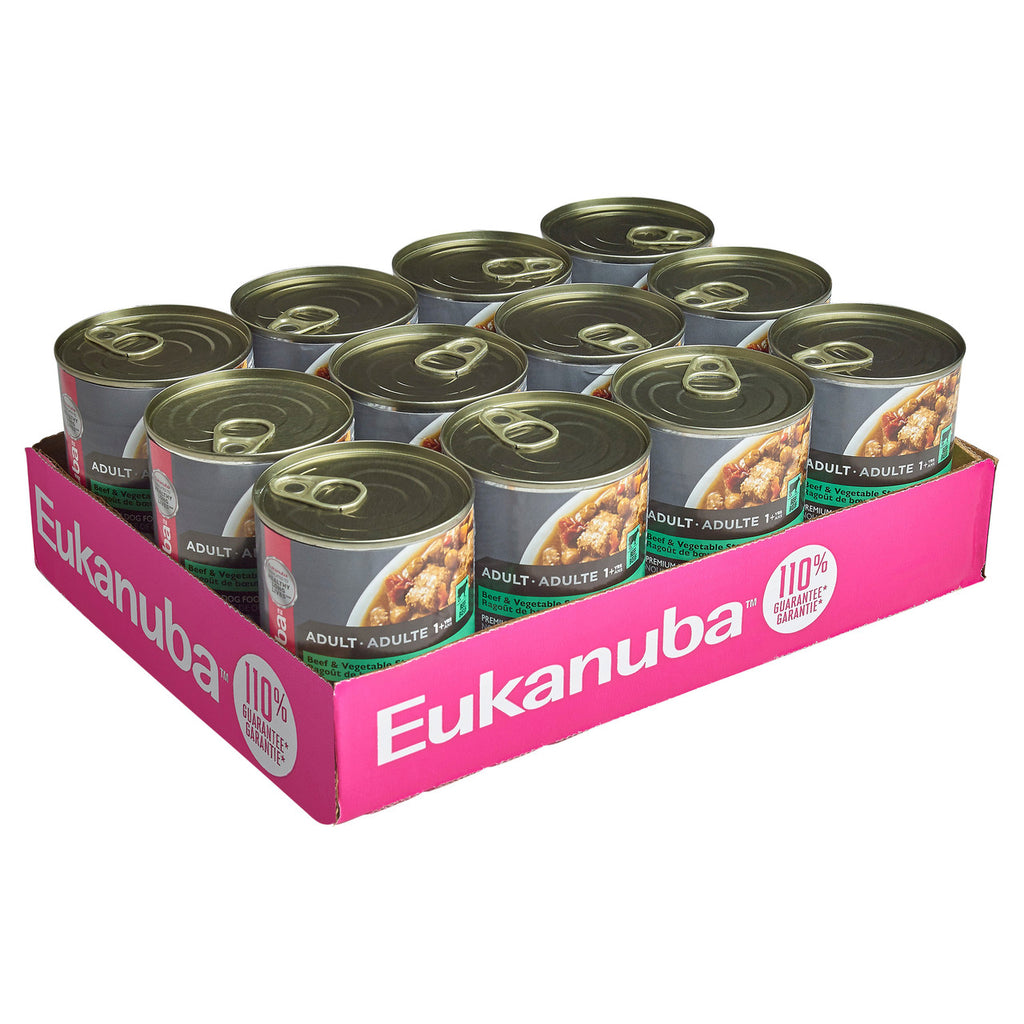 Eukanuba Adult Beef & Vegetable Stew Wet Food - Tray - Your Pet PA NZ