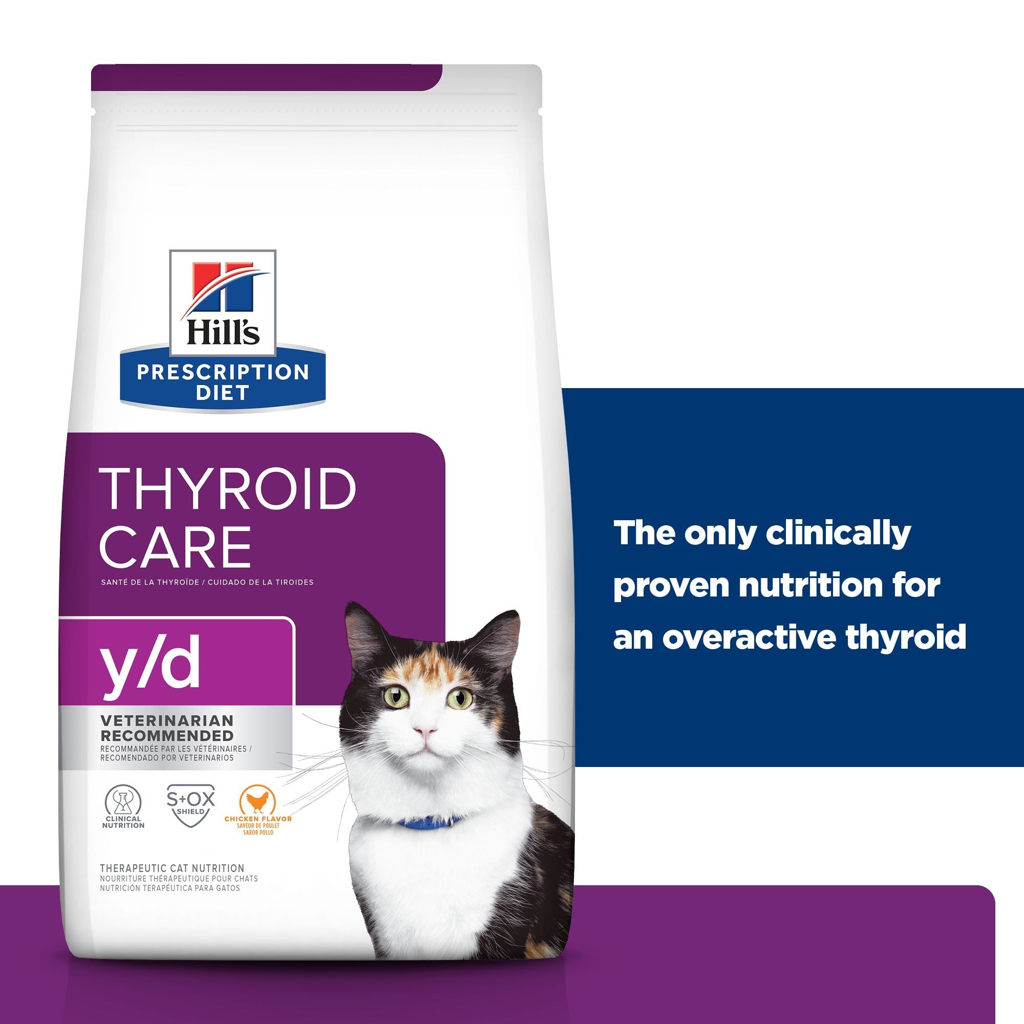 Hill's Prescription Diet y/d Thyroid Care Dry Cat Food – Pet