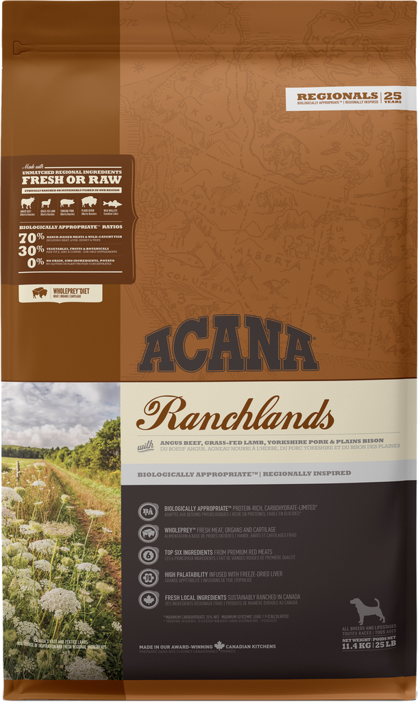 Acana Dog Ranchlands - Front - Your Pet PA NZ