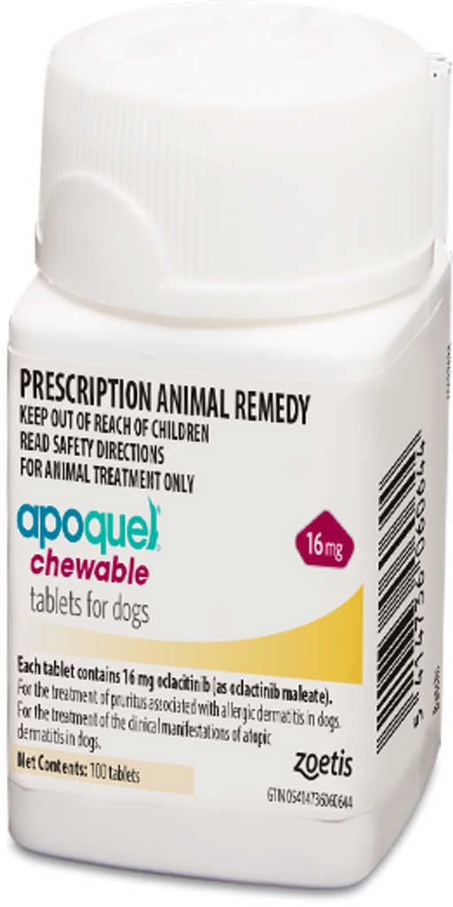 Apoquel 16mg CHEW - Front - Your Pet PA NZ