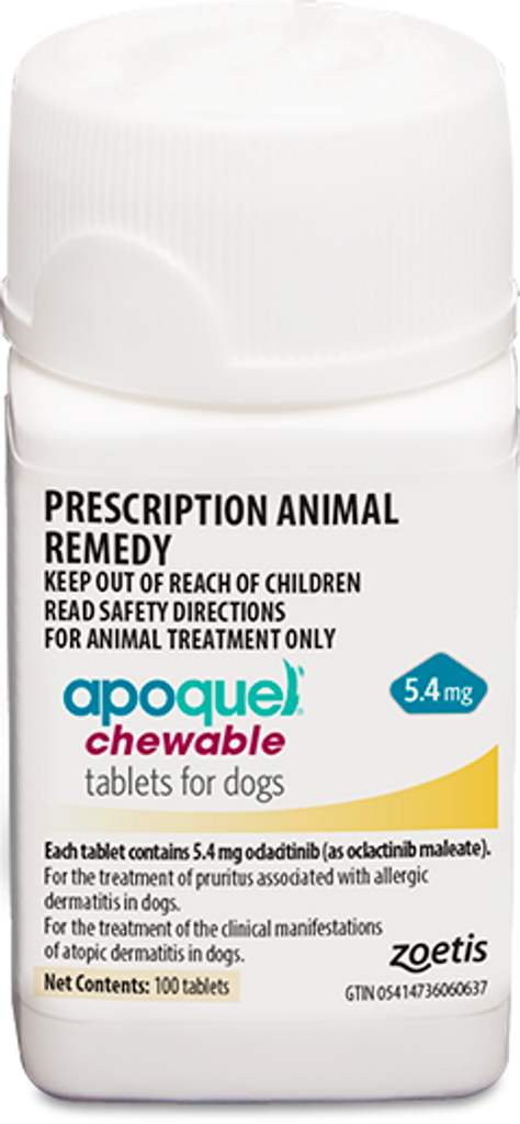 Apoquel 5.4mg CHEW - Front - Your Pet PA NZ