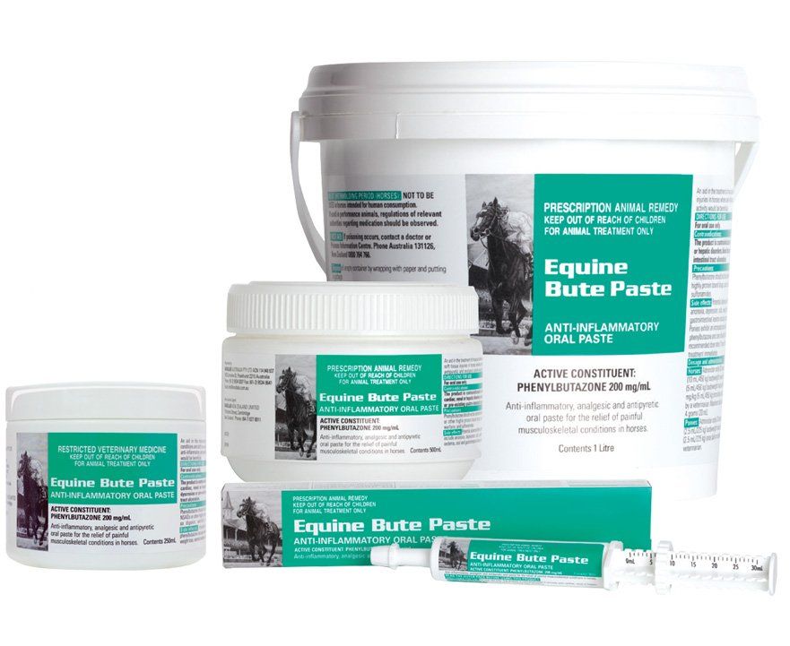 Equine Bute Paste Pack shots - Your PetPA NZ