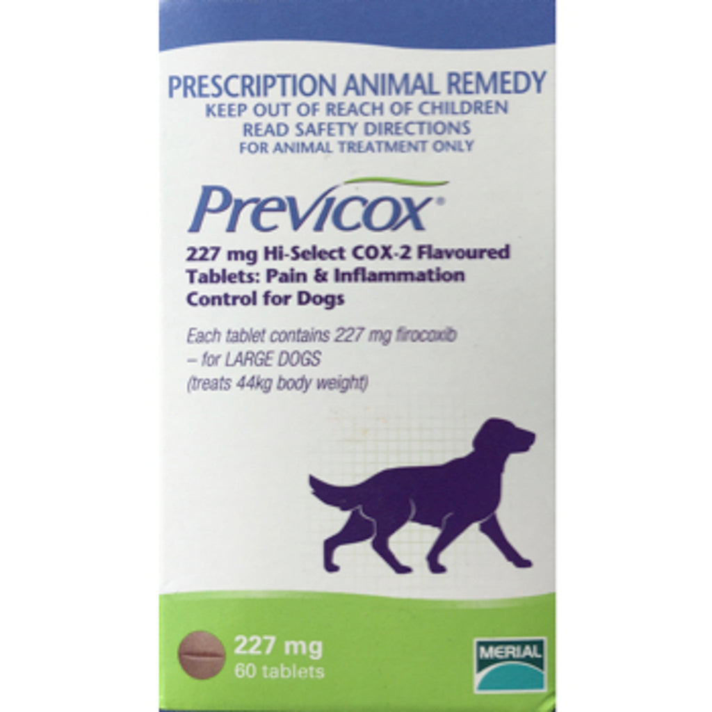 Previcox 227mg 60's - Front - Your Pet PA NZ