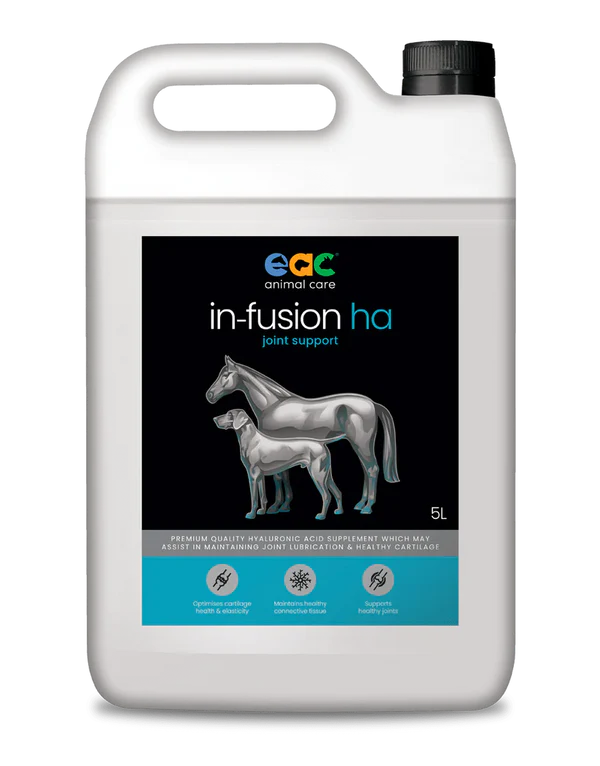 EAC Animal Care In-fusion HA Joint Support for Horses and Dogs 5L - Front - Pet PA