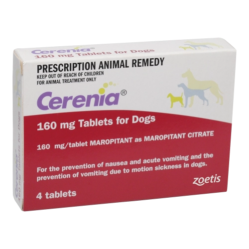 Cerenia Maropitant 160mg 4 Tablets Prescription Required