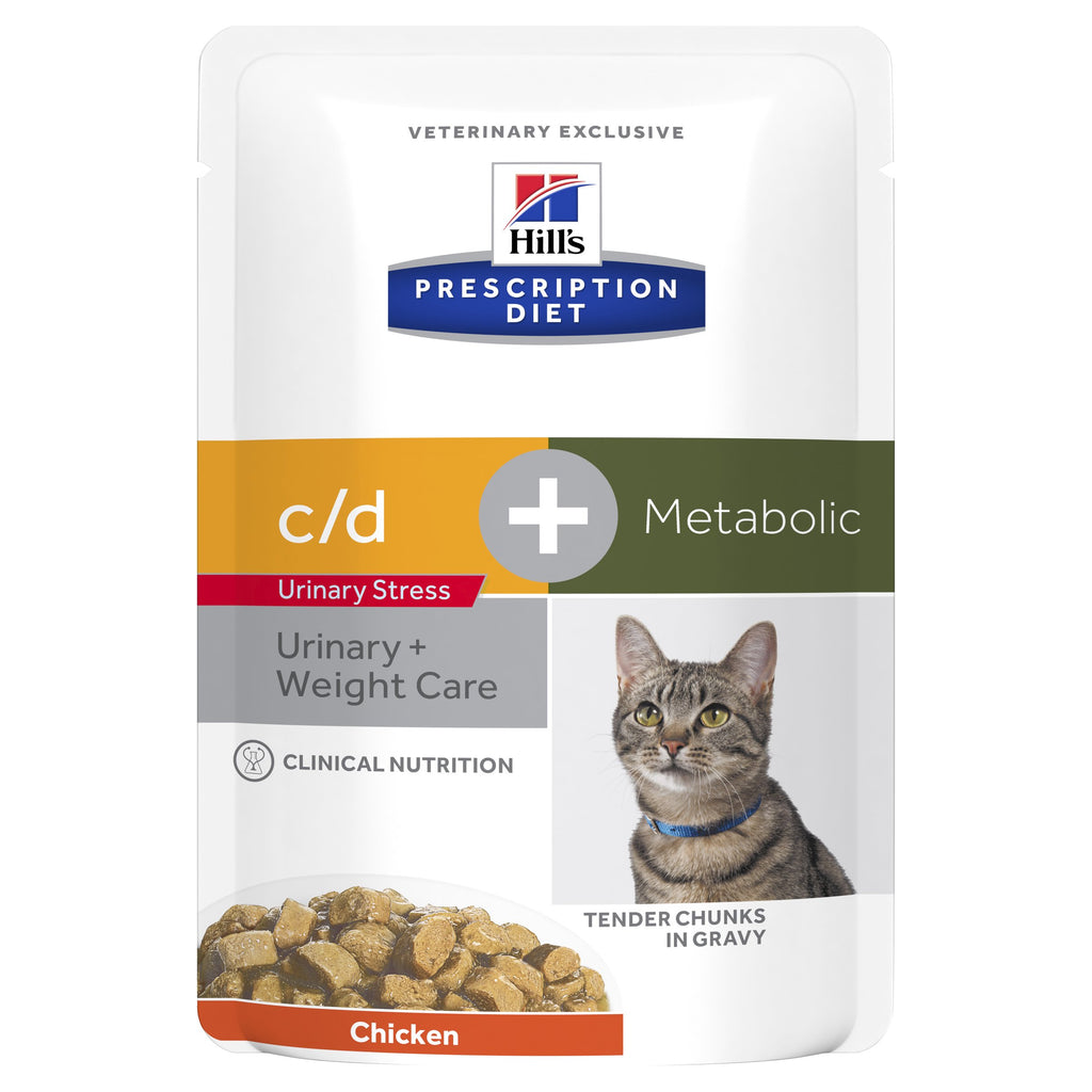 Hill's Prescription Diet c/d Multicare Stress + Metabolic + Urinary Stress Wet Cat Food (85gx12)