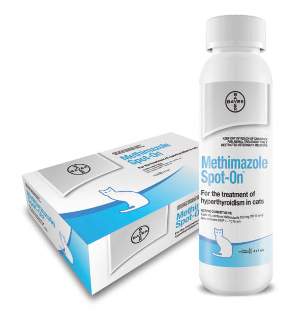 MSO (Methimazole) Spot On (3x1ml Tubes) Prescription Required