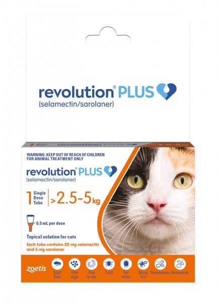 Revolution Plus for Cats Medium 5kg - Main Image
