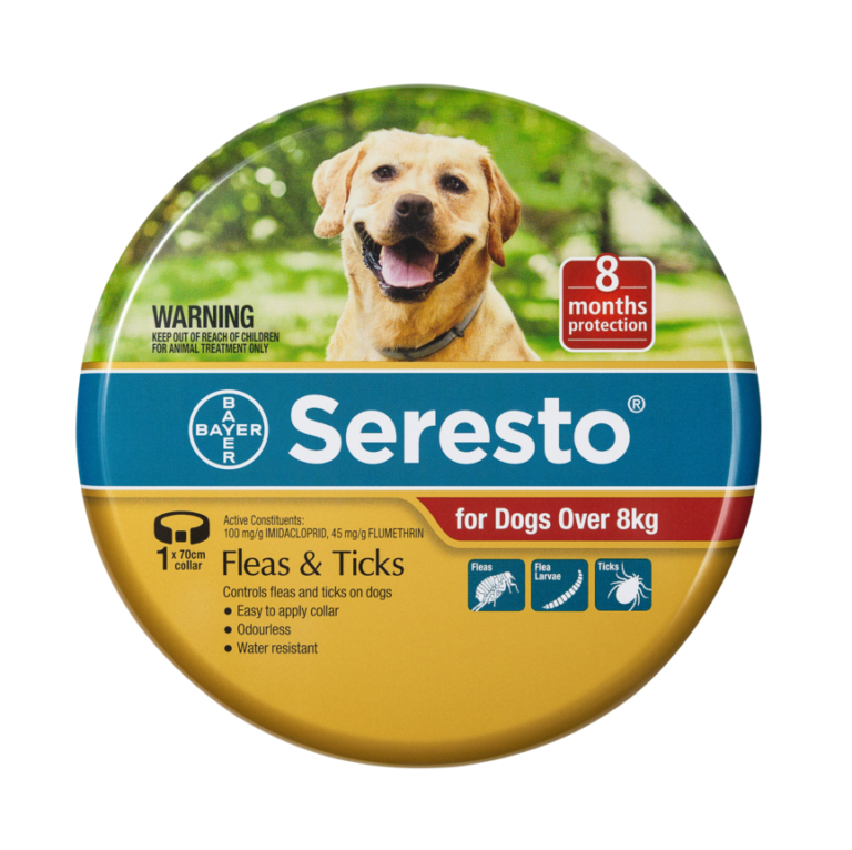 Seresto Dog Collar Flea Ticks For Dogs over 8kg Your Pet PA NZ
