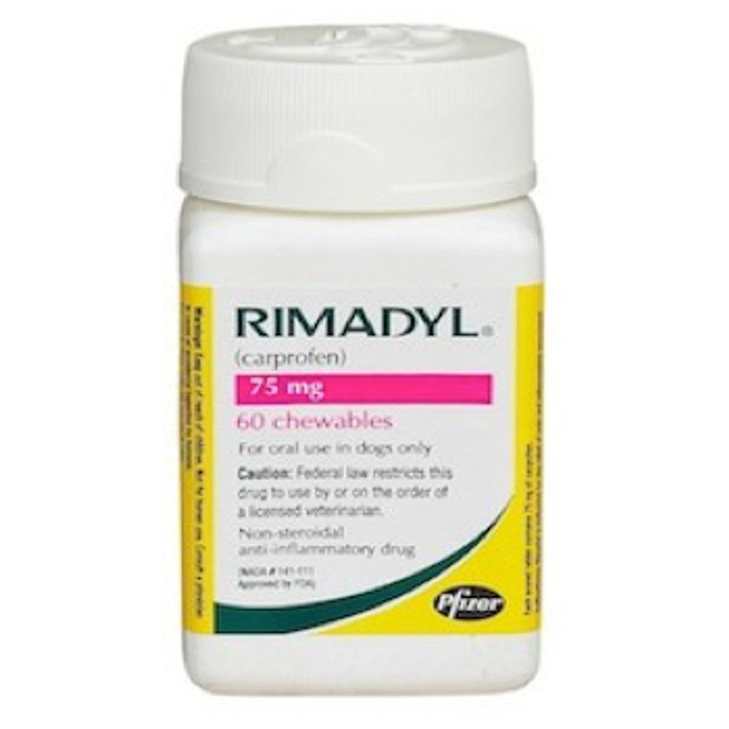 Rimadyl (Carprofen) 75mg (Per Chew) Prescription Required