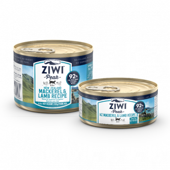 Ziwi Peak Mackerel and Lamb Wet Cat Food 24x85g